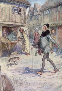 Illustration für Die Lustigen Weiber von Windsor von Hugh Thomson