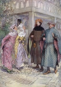 Illustration für Die lustigen Weiber von Windsor