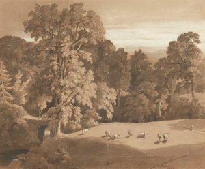 Parklandschaft am Minto House von Hugh William Williams