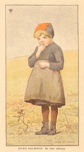 Junges Mädchen aus Schonen, Südschweden von Hugo (after) Salmson