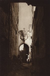 Mexiko: Hauptstadt Mexiko-Stadt, Alter Innenhof in der Calle Cinco de Febrero