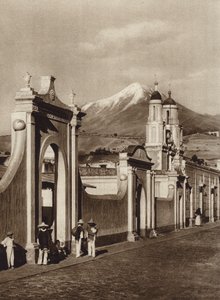 Mexiko: Chalchicomula mit Pico de Orizaba