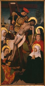 Passionstriptychon, die Kreuzabnahme, rechte Tafel