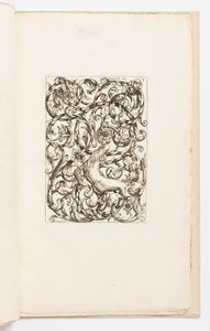 Tafel 3, aus Diverses pièces de serruriers (Verschiedene Entwürfe für Schlosser) von Hugues Brisville