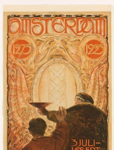 Plakat für die Ausstellung Amsterdam 1275-1925