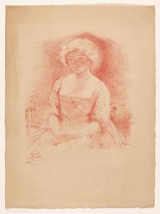 Sitzendes Mädchen von Huib Luns