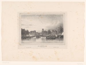 Ansicht des alten Hafens in Rotterdam von Huib van Hove Bz