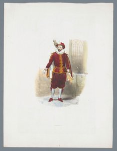 Mann in historischem Kostüm von Huib van Hove Bz
