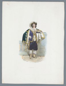 Mann in historischem Kostüm