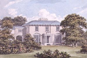 Entwurf für die Nordfront eines Hauses am Clapham Common für William Holme