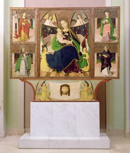 Altar der Jungfrau Maria aus Liptoszentandras, ca. 1480