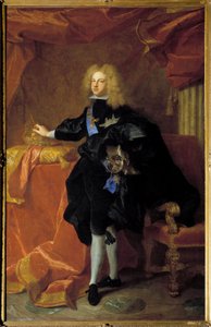 Ganzkörperporträt von Philipp V. (1683-1746) König von Spanien