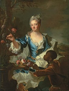Porträt von Hyacinthe-Sophie de Beschanel-Nointel, Marquise de Louville
