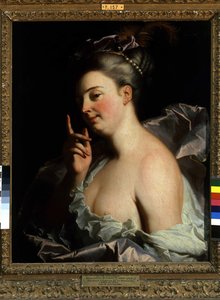 Porträt eines Unbekannten „Der Bedrohte“ von Hyacinthe Francois Rigaud