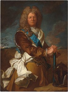 Porträt von Sebastien Le Prestre, Marquis de Vauban, Marschall von Frankreich, mit dem Orden des Heiligen Geistes von Hyacinthe Francois Rigaud