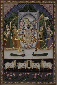Shreenathji mit Gopis