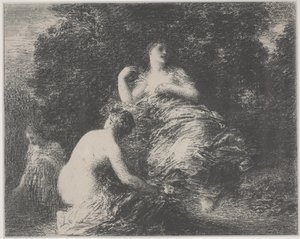 Die Badenden von Ignace Henri Jean Fantin Latour
