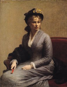 Charlotte Dubourg (1850-1921) 1882 von Ignace Henri Jean Fantin Latour