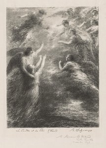 Le Paradis et la Peri, 1893 von Ignace Henri Jean Fantin Latour