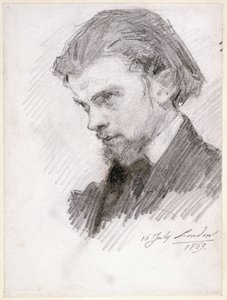 Selbstporträt, 1859 von Ignace Henri Jean Fantin Latour