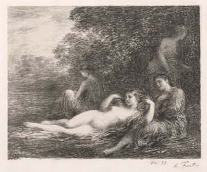 Die Badenden, 1898 von Ignace Henri Jean Fantin Latour
