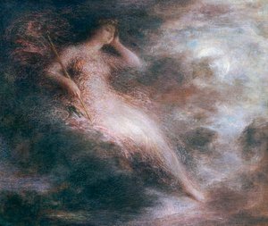Die Königin der Nacht von Ignace Henri Jean Fantin Latour
