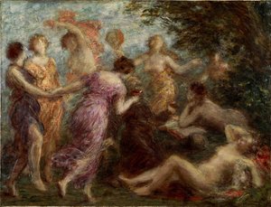 Die Versuchung des heiligen Antonius von Ignace Henri Jean Fantin Latour