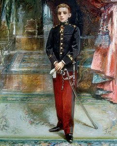 Porträt von König Alfons XIII. von Spanien
