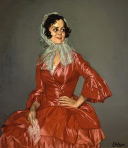 Angustias de Rojo von Ignacio Zuloaga y Zabaleta