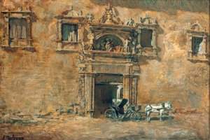 Das Portal des Palacio von Peñaranda de Duero