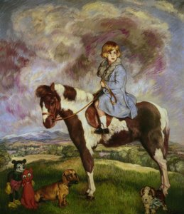 Die Herzogin von Alba als Kind (1930) von Ignacio Zuloaga y Zabaleta