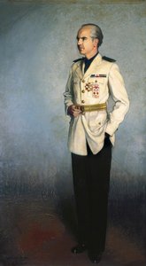 Porträt von Ramon Serrano Suner (1901-2003) spanischer Richter und Politiker (Öl auf Leinwand)