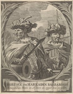 Porträts von Horusce und Hareaden Barbarossa, Barbarische Seeräuber von Ignatius Lux