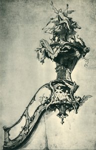 Entwurf für eine Kanzel, Mitte bis Ende 18. Jahrhundert, 1943