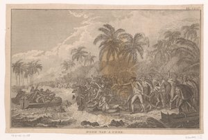 Tod von James Cook während eines Kampfes mit den Einwohnern von Hawaii