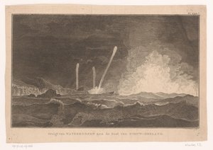 Ansicht von Wasserhosen an der Küste von Neuseeland