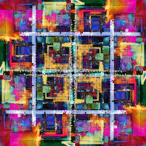 Lebendiges Stadtmosaik von Igor Shrayer