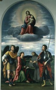 Madonna mit Kind und Heiligen