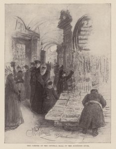 Die Ecke der Zentralhalle im Gostinny Dvor