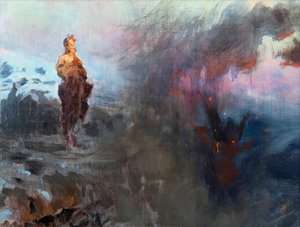 Die Versuchung Christi - Gemälde von Ilya Yefimovich Repin von Ilya Efimovich Repin