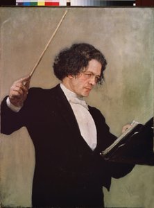 Porträt des Komponisten Anton Rubinstein von Ilya Efimovich Repin