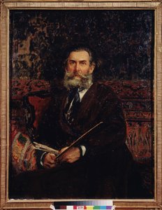 Porträt des Malers Alexei Bogolyubov von Ilya Efimovich Repin