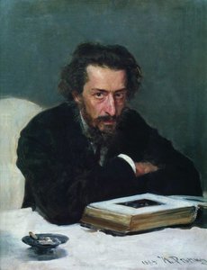 Porträt des Komponisten Pavel Ivanovich Blaramberg, 1884