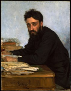 Porträt des Autors Wsewolod M. Garshin 1855-1888, 1880er Jahre