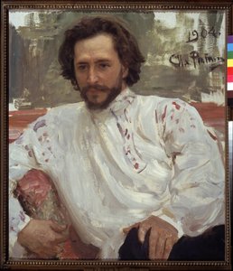 Porträt des Schriftstellers Leonid Andreiev