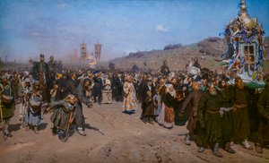 Religiöse Prozession in der Provinz Kursk
