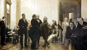 Slawische Komponisten, 1871-1872 von Ilya Efimovich Repin