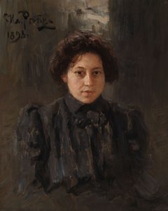 Porträt der Tochter des Künstlers Nadezhda Repina von Ilya Efimovich Repin