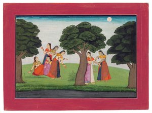 Nachdem Krishna verschwindet, ca. 1760-65