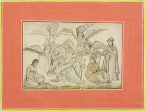 Engel besuchen Maria und Jesus von Indian School